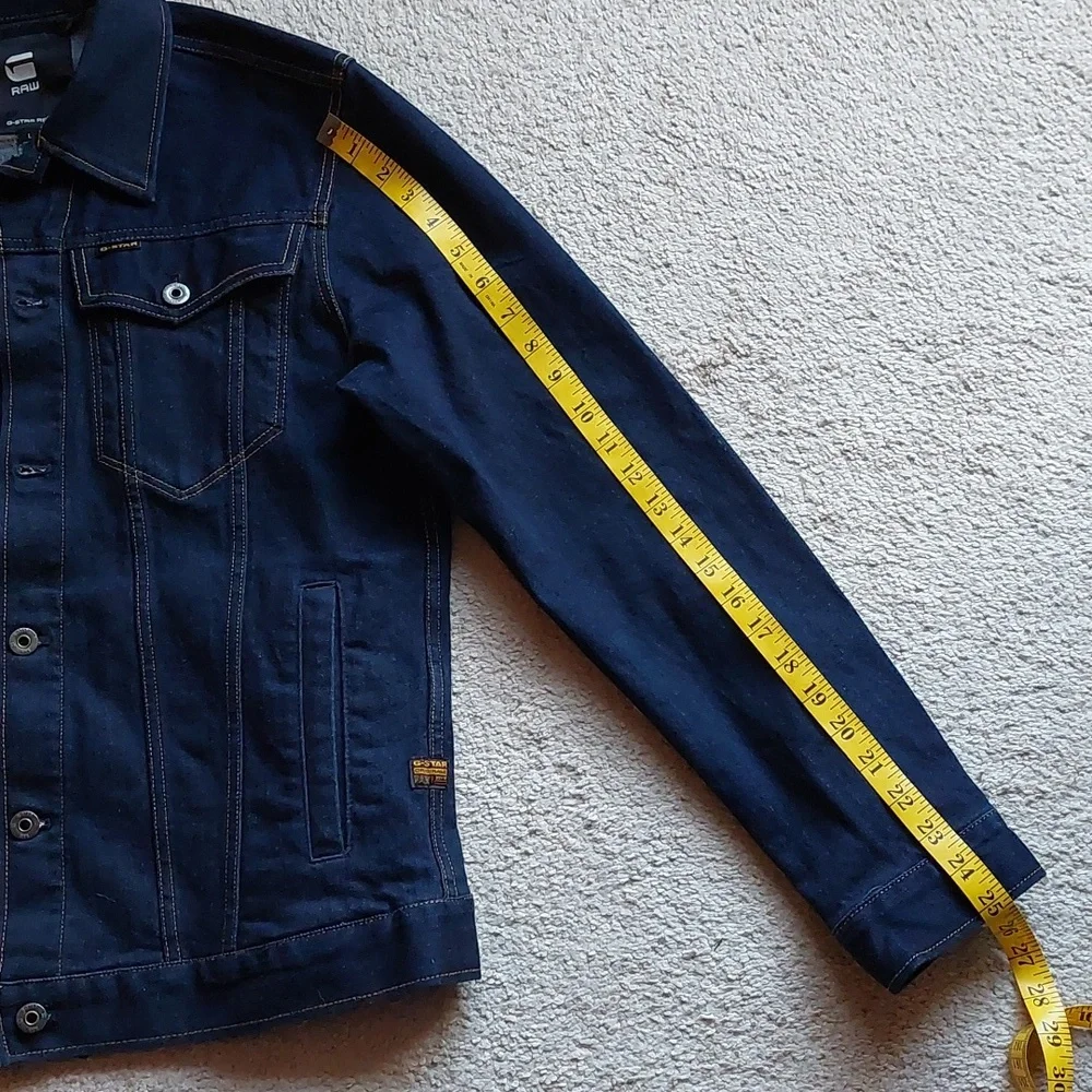 G-Star Raw Dark Denim Jacket Sz L